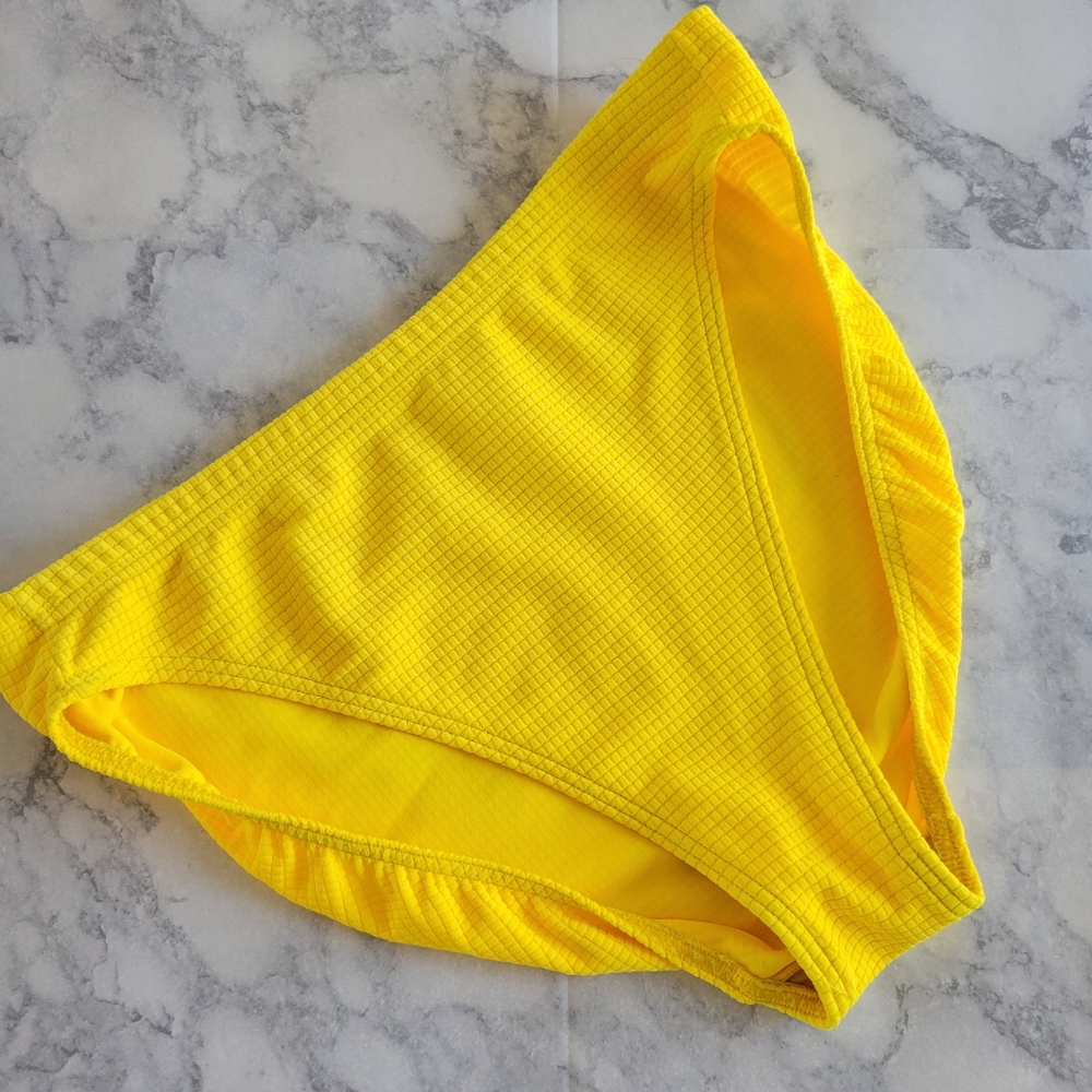 Body I.D. yellow high waist bikini bottom size 14